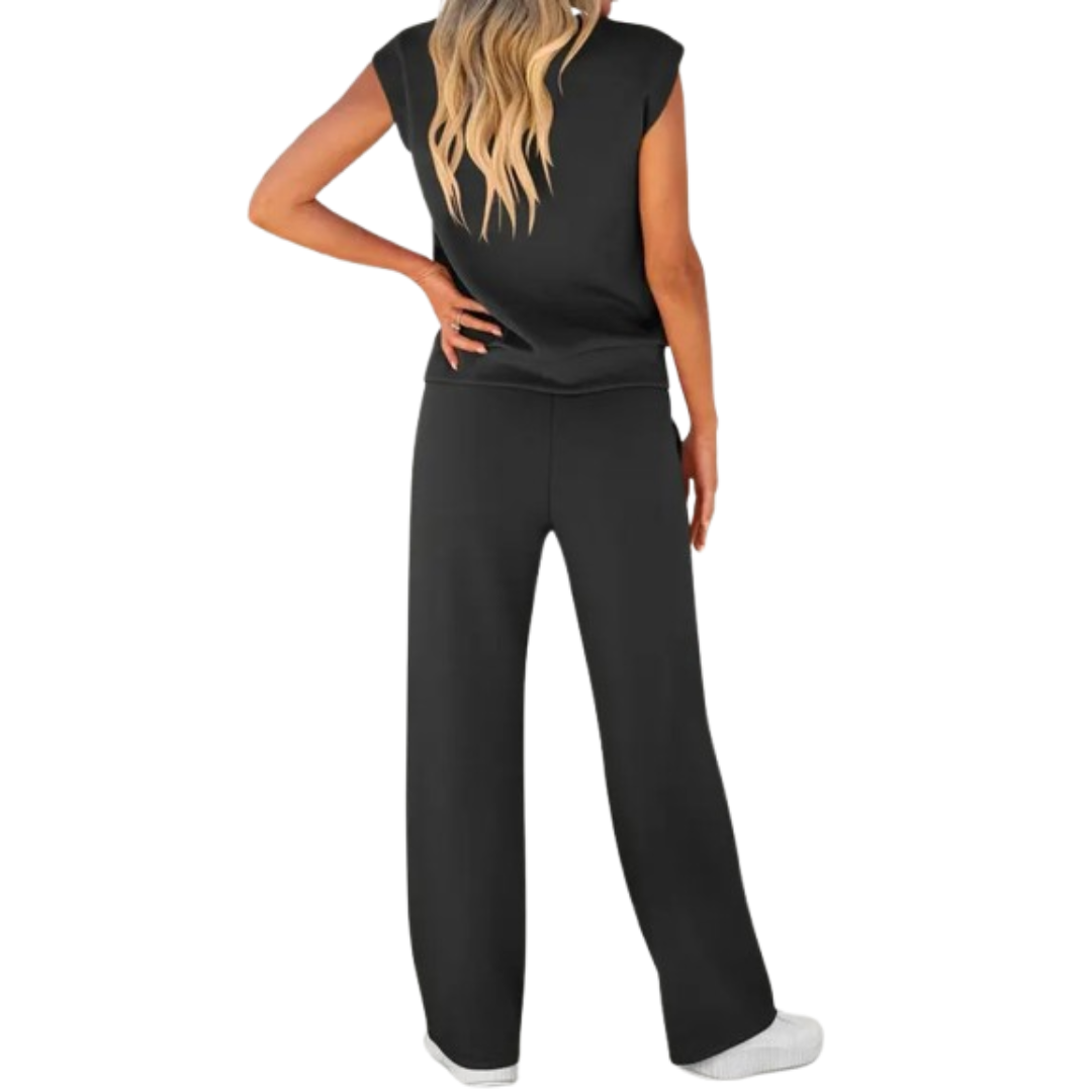 KAIYA™ – Løs Sommer Soft Lounge Co-Ord