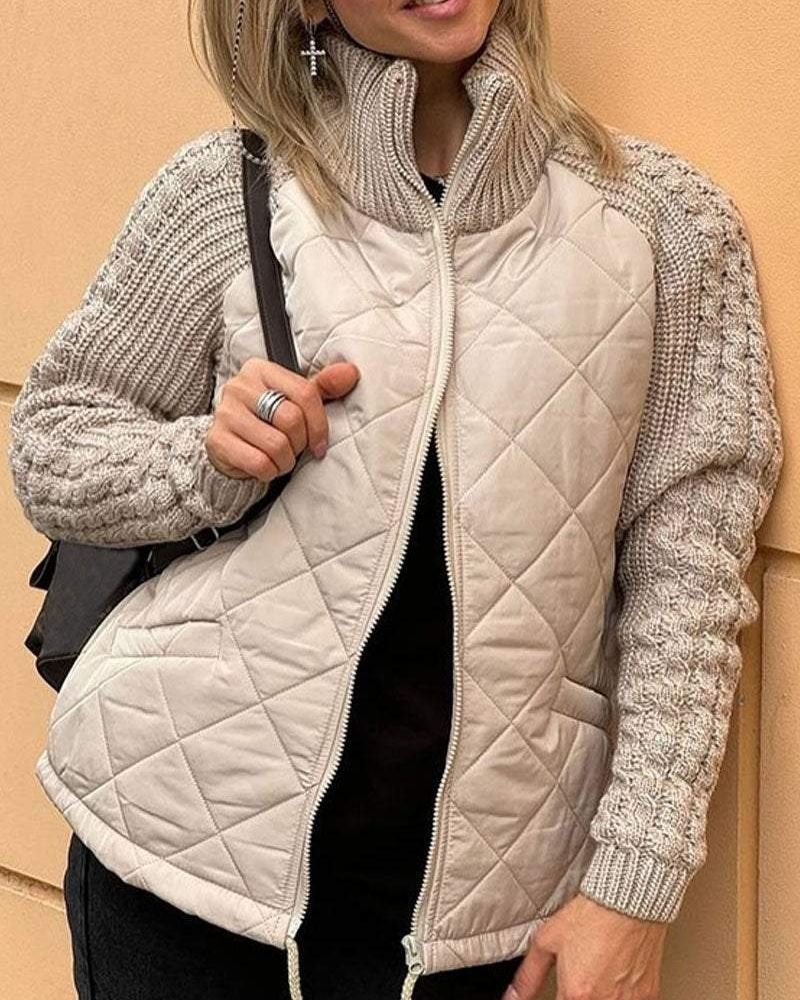 Victoria |Strikket Fleece Jakke