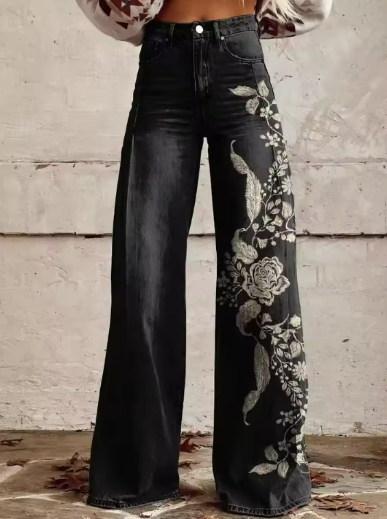 ECSLISSI | Vintage Noir Chic Bukser