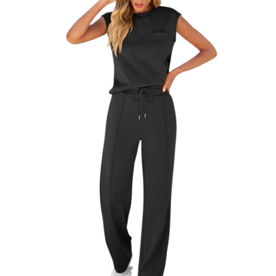 KAIYA™ – Løs Sommer Soft Lounge Co-Ord