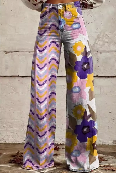 ISADORA | Boho Blomstrete Bukser