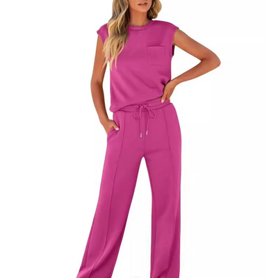 KAIYA™ – Løs Sommer Soft Lounge Co-Ord