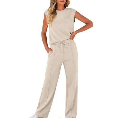 KAIYA™ – Løs Sommer Soft Lounge Co-Ord