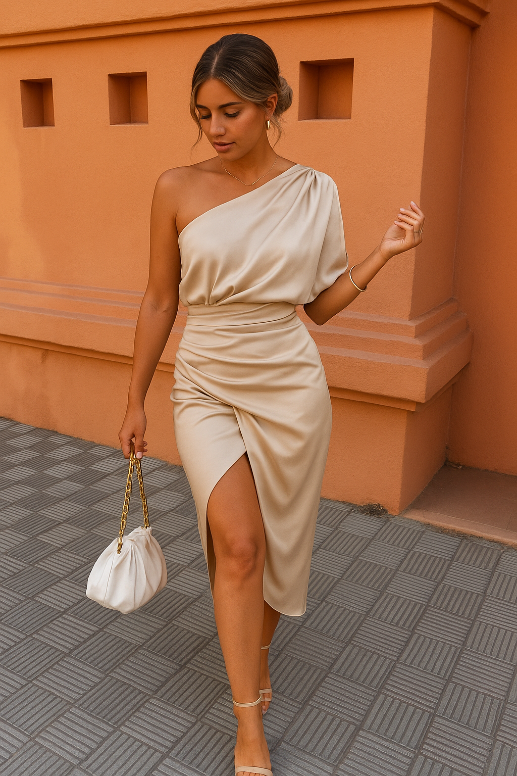 Dhalia | Elegant Asymmetrisk Kjole