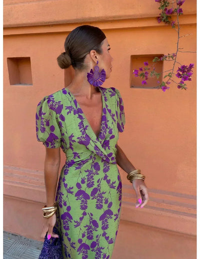 Melys | Elegant Trykt Kjole