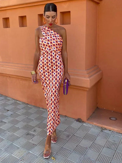 Irmgardi | Elegant Enskuldret Kjole